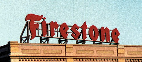 Blair Line 2514 HO, S, O Firestone Laser-Cut Billboard Kit