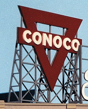 Blair Line 2515 HO, S, O Conoco Laser-Cut Billboard Kit