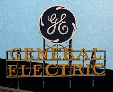 Blair Line 2518 HO, S, O General Electric Laser-Cut Billboard Kit
