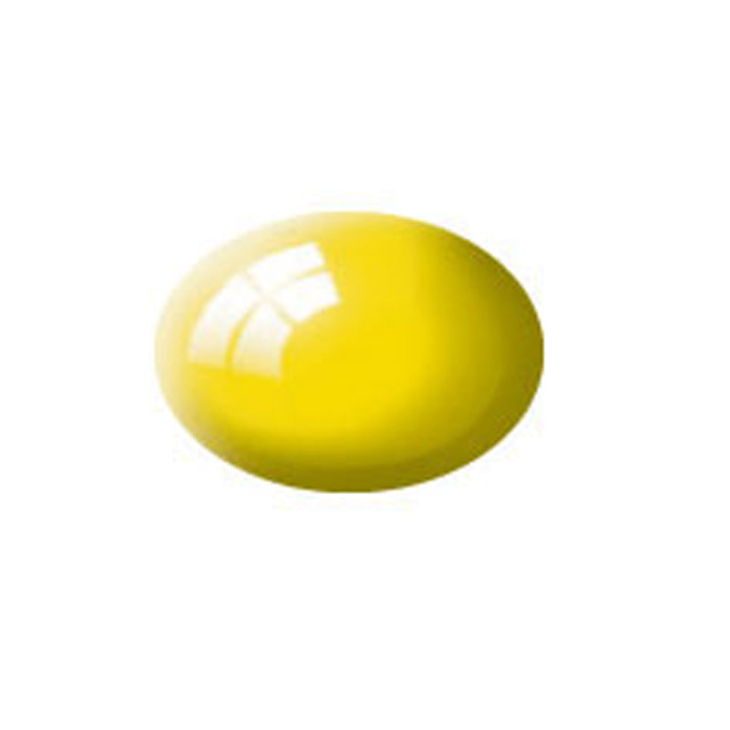 Revell 36112 RAL 1018 Yellow Gloss Aqua Color Acrylic Paint - 18 ml. Can
