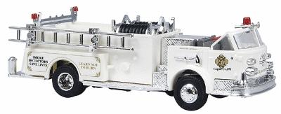 Busch 46017 HO 1:87 LaFrance Pumper Open White Fire Truck