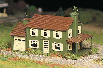 Bachmann 45622 O Plasticville Two-Story House Kit