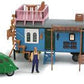 Herpa 152181 1:87 Ctrn 2 Crown Victoria w/Mbl Home Trailer