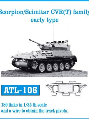 Friulmodel ATL-106 1:35 Scorpion/Scimitar CVR(T) family early type Track Set