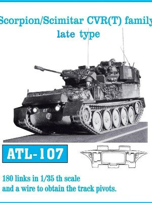 Friulmodel ATL-107 1:35 Scorpion/Scimitar CVR (T) family late type Track Set