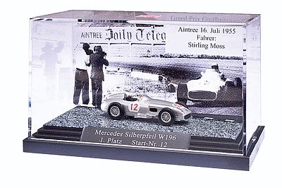 Busch 47001 1:87 1955 Mercedes-Benz Silver Arrow W196 Race Car - Assembled