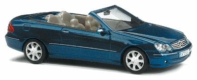 Busch 49405 HO 1:87 Mercedes-Benz CLK Cabriolet 2003 Blue