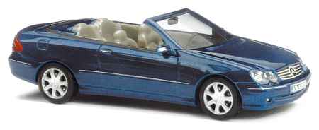 Busch 49405 HO 1:87 Mercedes-Benz CLK Cabriolet 2003 Blue