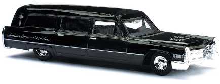Busch 42905 1:87 66 Cadillac Station Wagon Hearse