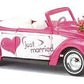 Busch 46707 1:87 Volkswagen Bug Just Married Pink