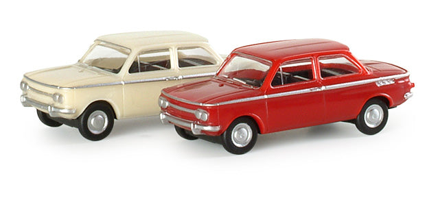 Herpa 51604 HO Magic NSU TT Assorted Colors (Pack of 2)