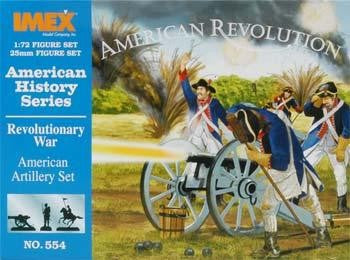 Imex 554 1:72 American Artillery Revolutionary War Figure Set