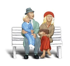 Woodland Scenics A2535 G Scenic Accents The Sitting Seymores Figures (Set of 2)