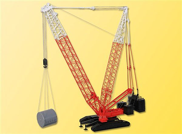 Kibri 13013 HO Twin Jib Lattice Crane with Crawler Tracks Plastic Model Kit