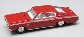 Classic Metal Works 30134 HO Mini Metals Red Bright 1967 Dodge Charger Car