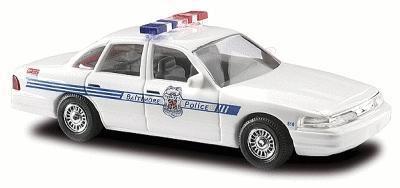 Busch 49017 HO 1:87 Ford Crown Victoria Baltimore Police Car