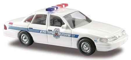 Busch 49017 HO 1:87 Ford Crown Victoria Baltimore Police Car