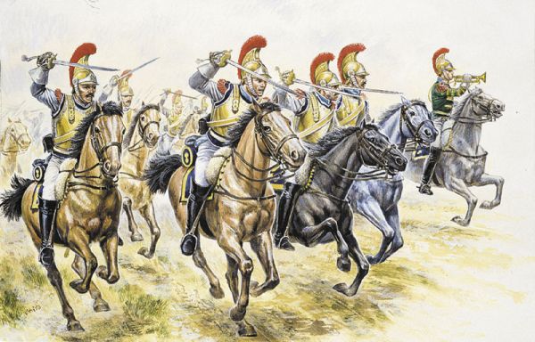 Italeri 6003 1:72 Napoleonic War: French Heavy Cavalry (17 Mtd)