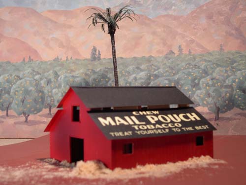 Alpine Division Scale Models 87 HO Mail Pouch Tobacco Barn Kit
