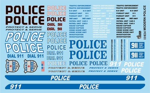 Gofer Racing 11024 1:24-1:25 Modern Police Car