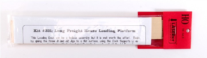 American Model Builders 331 HO Long Freight House Platform Laser Art Kit