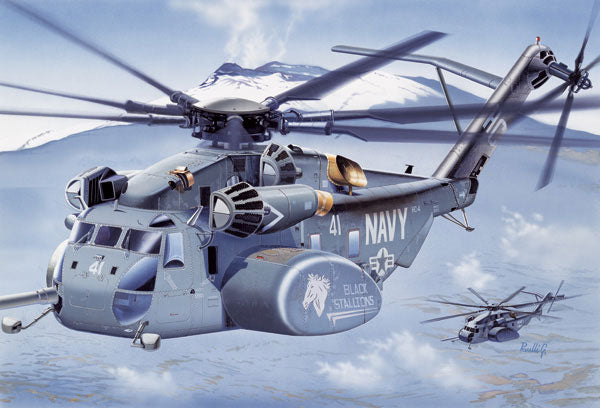 Italeri 1065 1:72 MH53E Sea Dragon Mine-Sweeping Military Helicopter Kit
