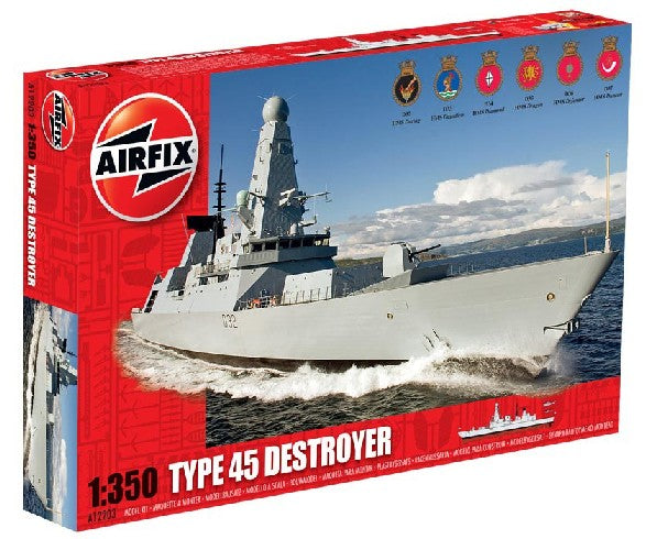 Airfix Products A12203 1:350 HMS Royal Navy Type 45 Destroyer Ship Model Kit