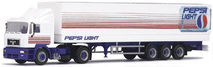 Herpa 185684 1:87 MAN F2000 Semi Pepsi Light