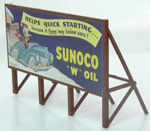 JL Innovative Design 977 HO 1940s Gas Custom Billboard Sign