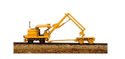 Railway Express Miniatures 2011 N Kershaw Tie Crane & Tie Car Building Kit