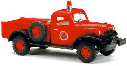 Busch 44004 1:87 Dodge Power Wagon Fire Red