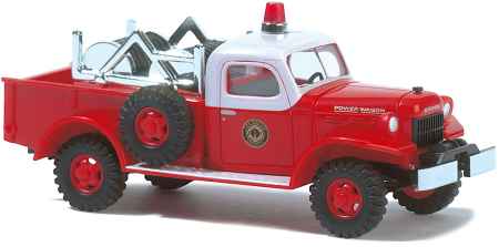 Busch 44007 1:87 HO Dodge Power Wagon Fire