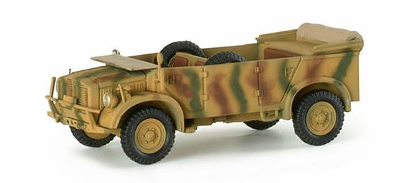 Herpa 742719 1:87 Horch Type 40 Open Top Transporter (Tan Camo) (D)