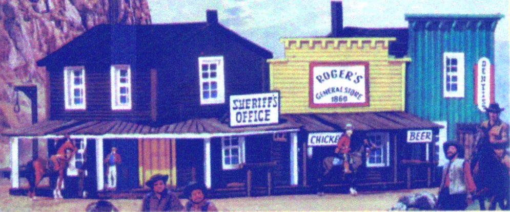 BCH International 8502 HO Western 3Buildings Sheriff/General Store & Dentist Kit