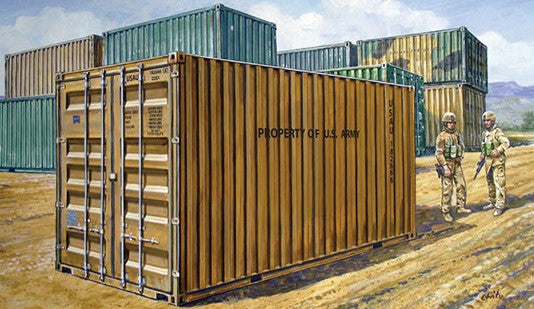 Italeri 6516 1:35 20' Military Container