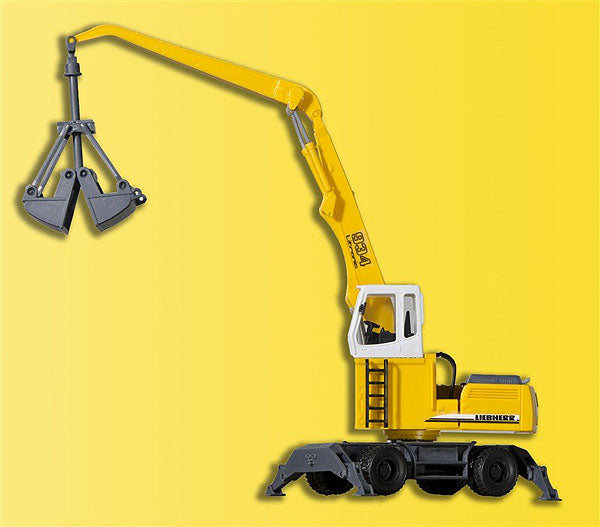 Kibri 11286 HO Liebherr 934 Excavator with Gripper Plastic Model Kit