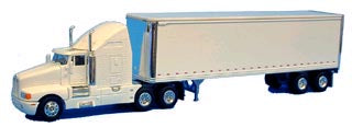 Model Power 17002 1:87 Long Haul w/Box Trailer White