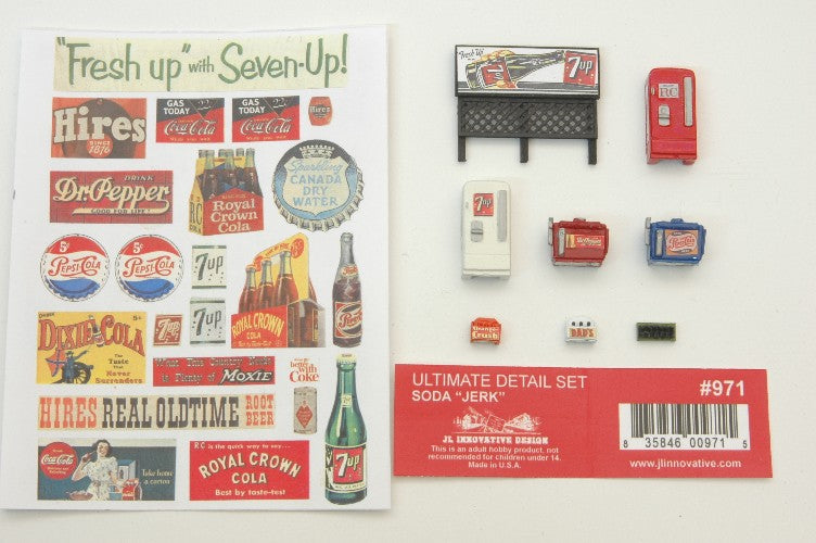 JL Innovative Design 971 HO Ultimate Detail Set, Soda 