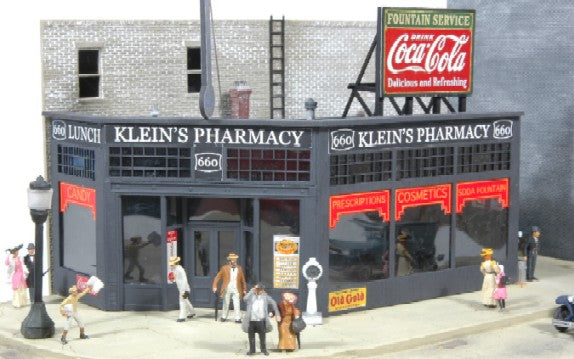 JL Innovative Design 531 HO Klein's Pharmacy Building Kit