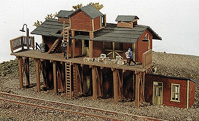 JL Innovative Design 191 HO Brookside Ice House Wooden Kit