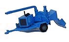 Model Power 26002 HO Blue Wood Chipper Diecast 18'''' Straight Truck