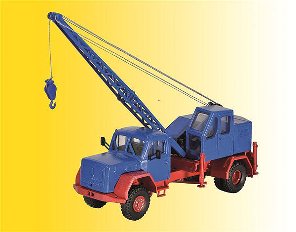 Kibri 11290 HO Magirus Corner Hood Truck with Fuchs Excavator Plastic Model Kit