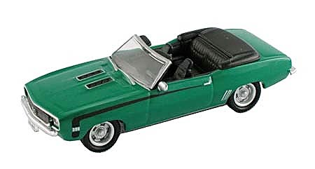 Model Power 19251 HO Minis Green 1969 Camaro Convertible Chevrolet SS396