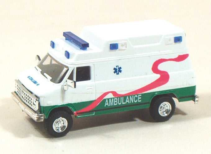 Trident Miniatures 90065 HO Paramedics Ambulance Emergency Vehicle