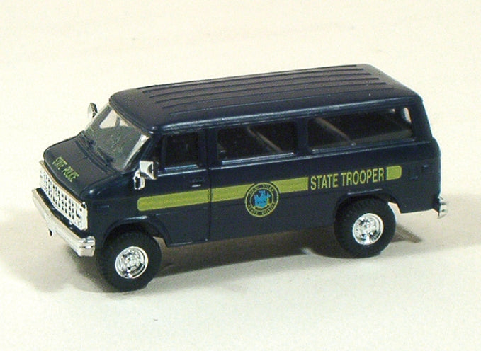 Trident Miniatures 90135 HO New York State Trooper Chevrolet Personnel Van