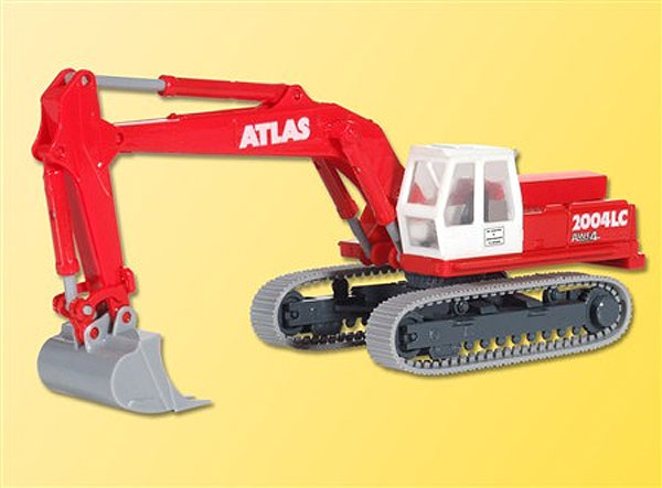 Kibri 11250 HO Atlas LC Red & White Crawler Excavator Plastic Model Kit