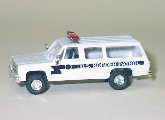 HO Trident Miniatures 90193 US Border Patrol Suburban Police Car