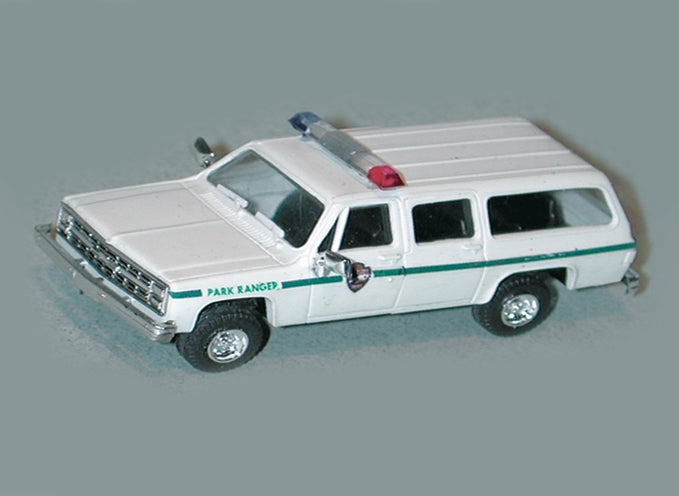 Trident Miniatures 90199 HO Chevrolet Suburban Park Ranger Police Vehicle