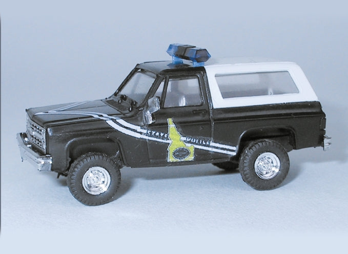 Trident Miniatures 90229 HO Chevrolet Blazer Idaho State Police Vehicle