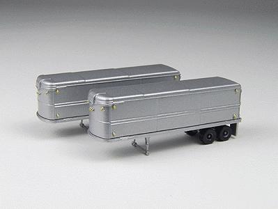 Classic Metal Works 51107 N Mini Metals Undecorated 32' Fruehauf Aerovan Trailer